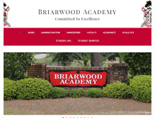 Tablet Screenshot of briarwoodacademy.com